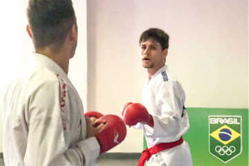 Rafael Nascimento durante etapa de treinamento